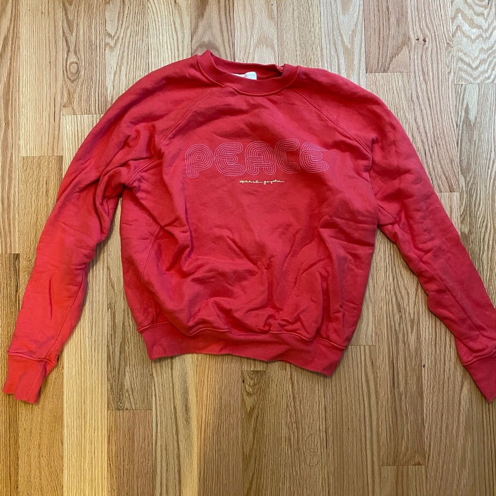 Spiritual Gangster red peace sweatshirt